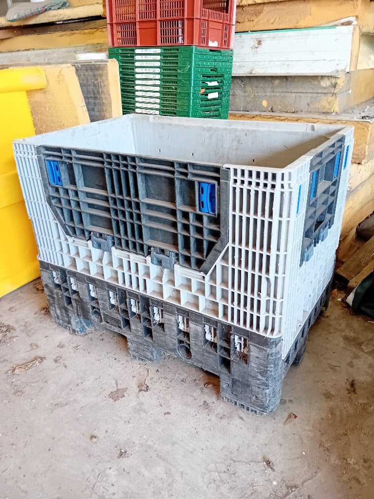 toeklap pvc plastiek kisten bakken 600 l opslag-afval alle d, Synthétique, Enlèvement, Utilisé, 100 cm ou plus