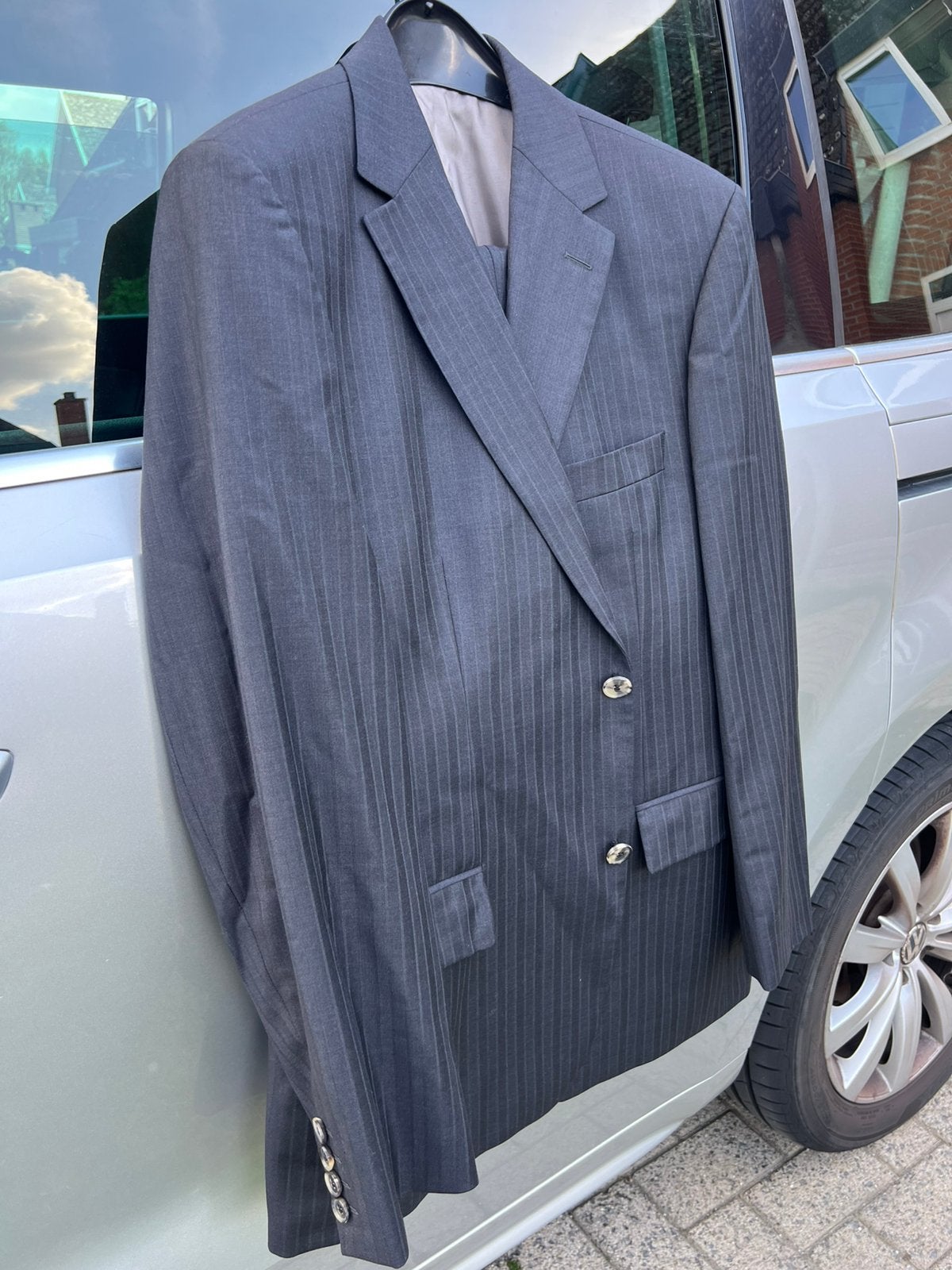 Kostum hugo boss, Ophalen, Zo goed als nieuw, Maat 56/58 (XL), Blauw