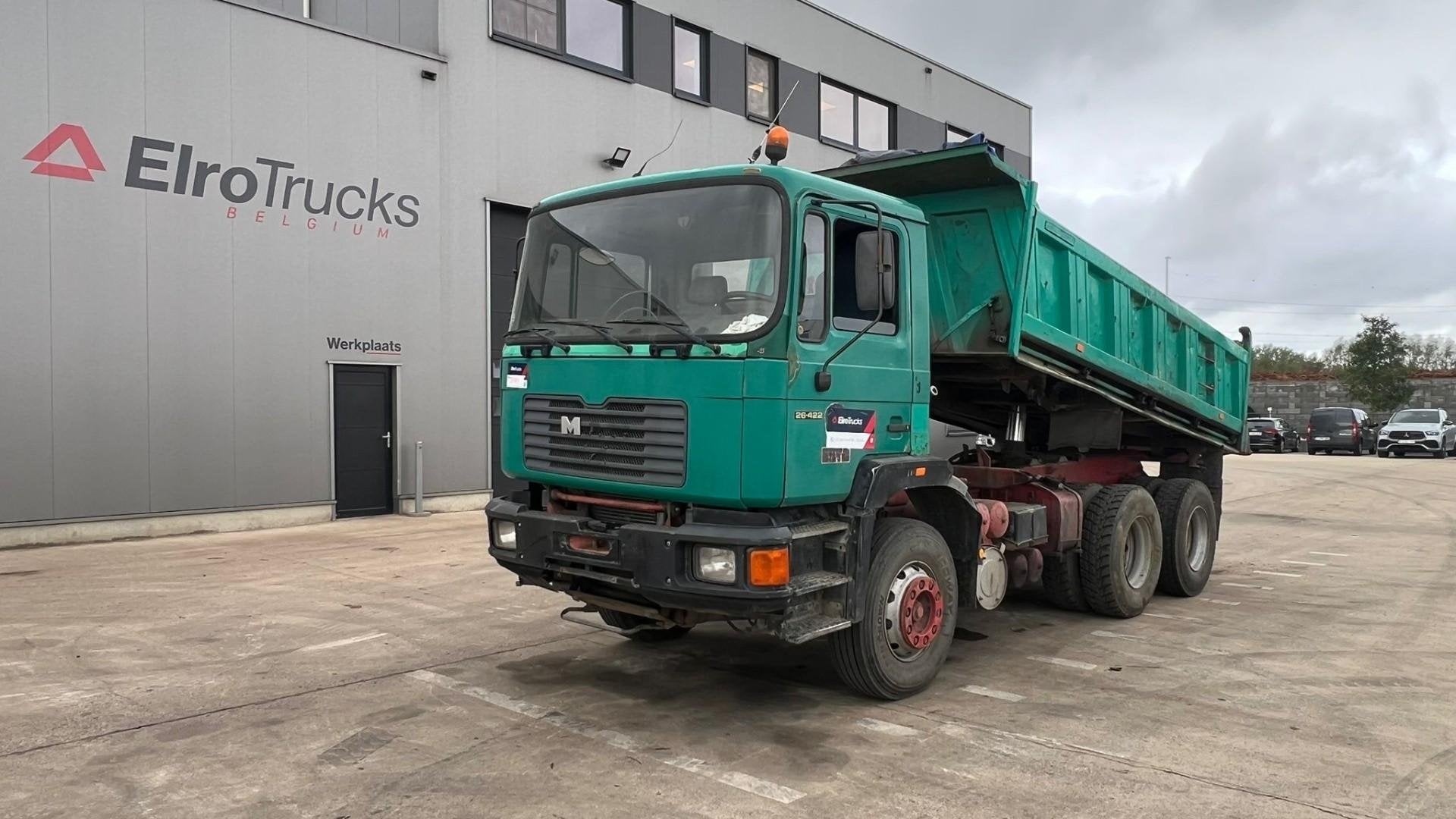 MAN 26.422 (6 CYLINDER / 6X4 / STEEL SUSP / LAMES) EL25483, Autos, Camions, Euro 2, Achat, Entreprise, ABS