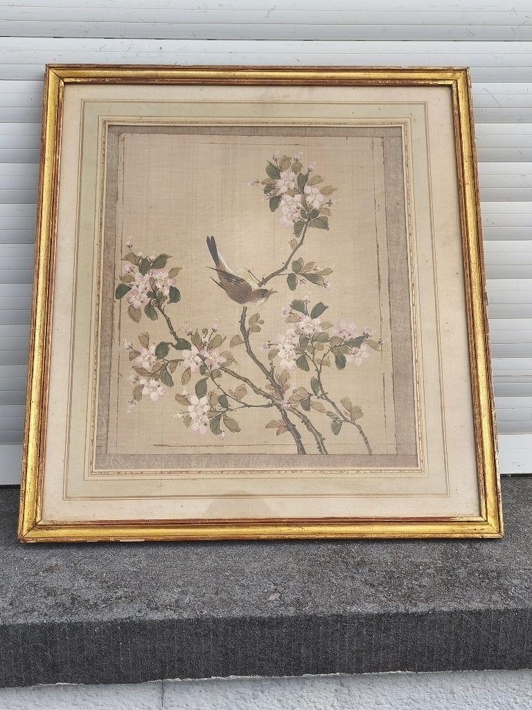 Estampe en tissu chinoise ou japonaise, Enlèvement ou Envoi