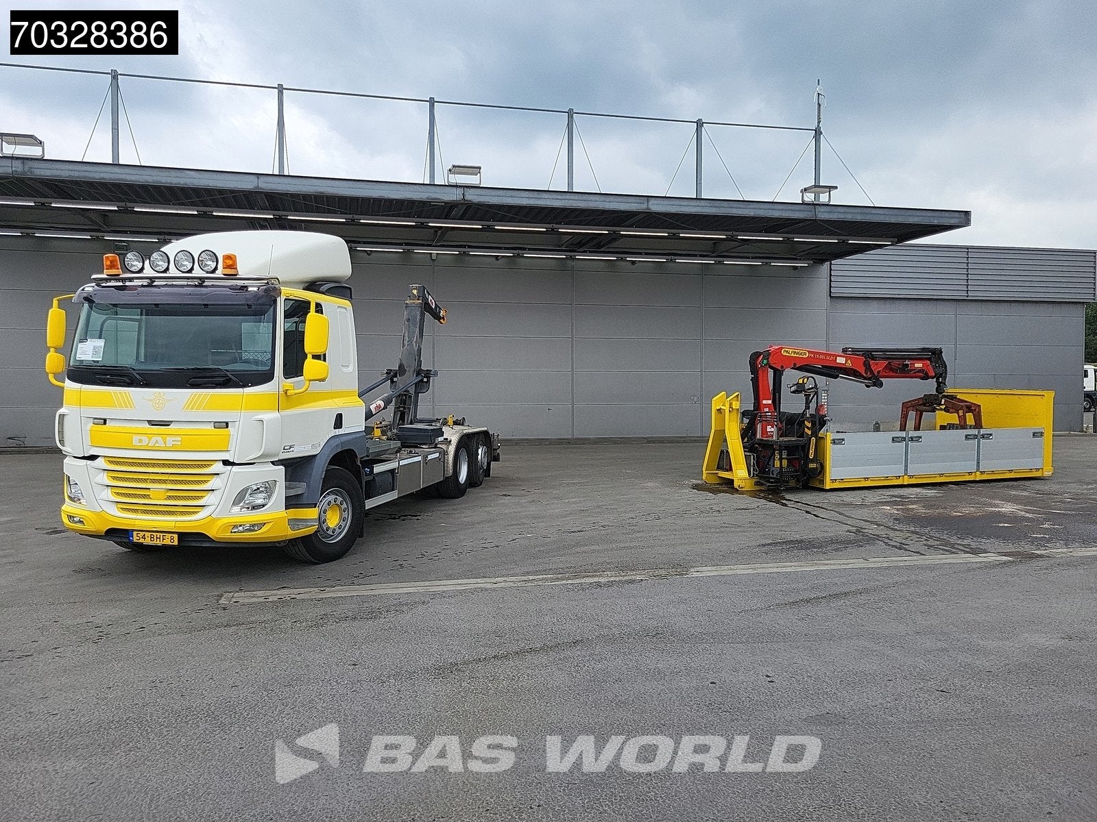 DAF CF CF 440 6X2 Palfinger PK19.001 SLD Hook Crane Containe, 324 kW, Achat, Euro 6, Entreprise
