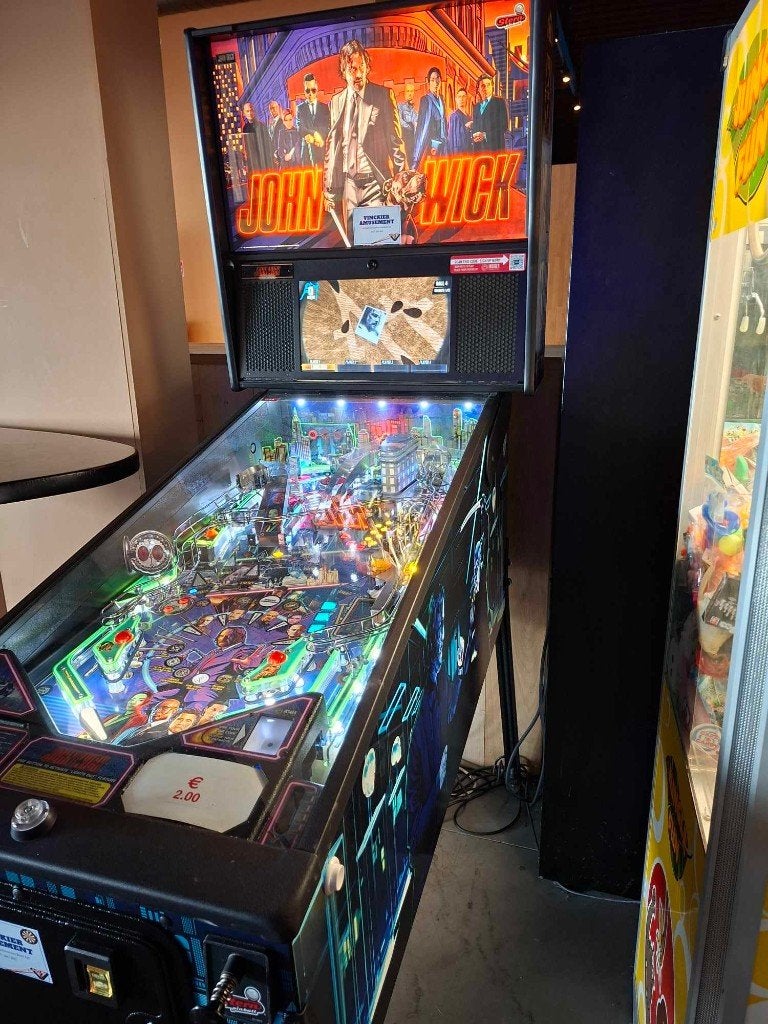 Flipper John Wick, Collections, Machines | Flipper (jeu), Comme neuf, Enlèvement, Imprimante matricielle, Flipper (jeu)