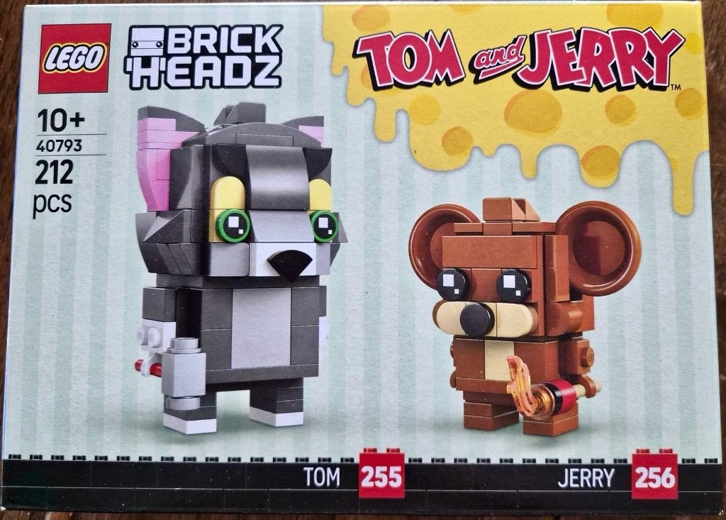 Lego Brickheadz 40793 Tom & Jerry uit 2024, BrickHeadz, Lego, Nieuw, Ophalen of Verzenden