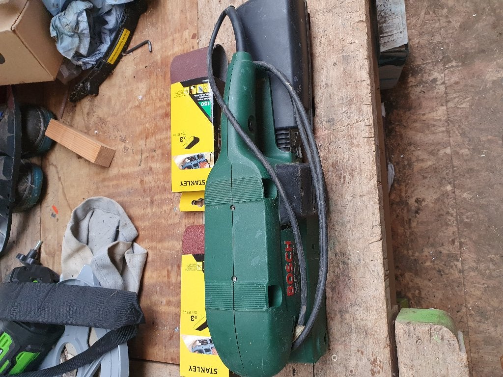 Schuurmachine Bosch, Ophalen