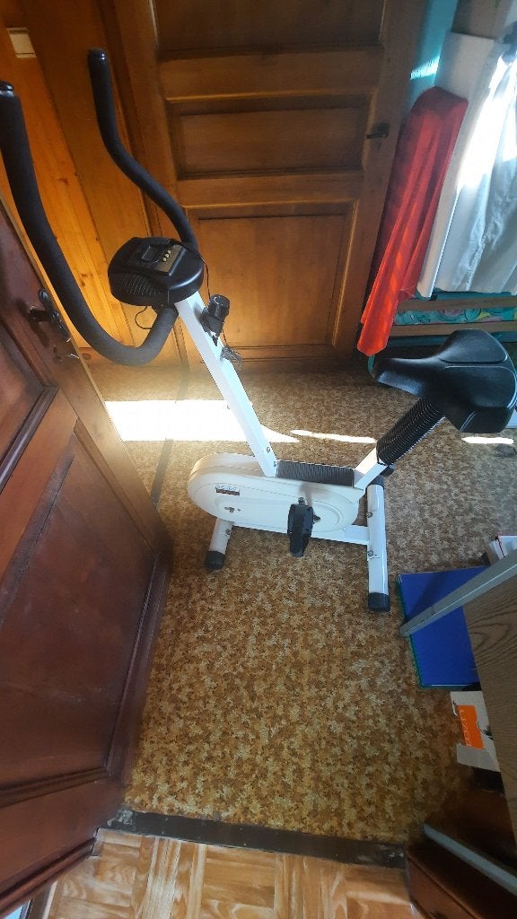 Vélo d appartement, Sports & Fitness, Enlèvement, Utilisé, Métal, Vélo d'appartement