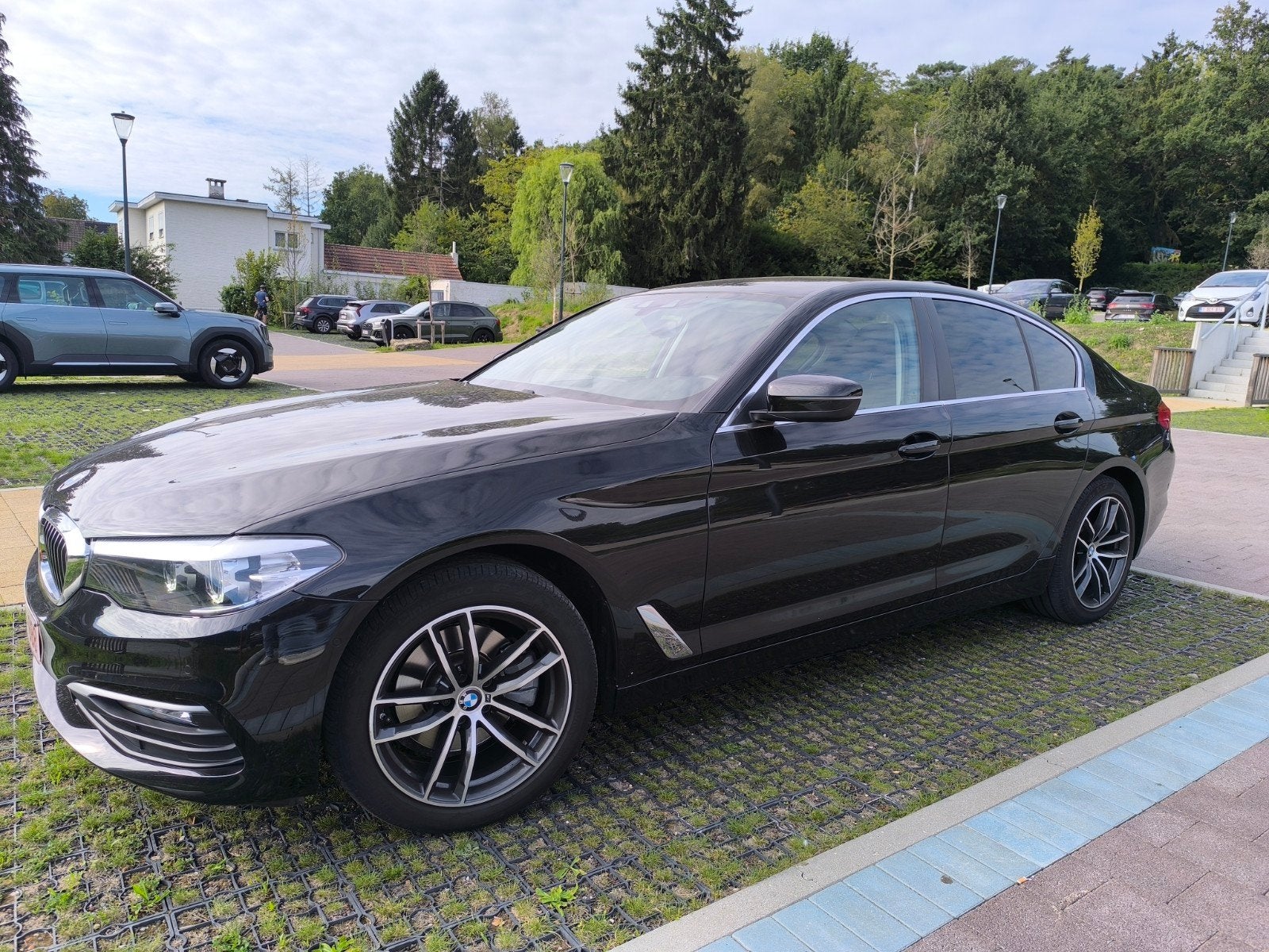 BMW 520i, Auto's, Automaat, 4 deurs, 4 cilinders, Zwart