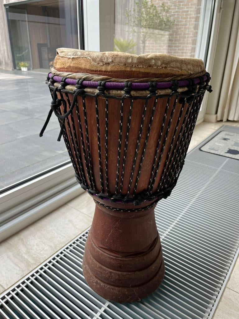 Djembé zonder vel + zak, Enlèvement