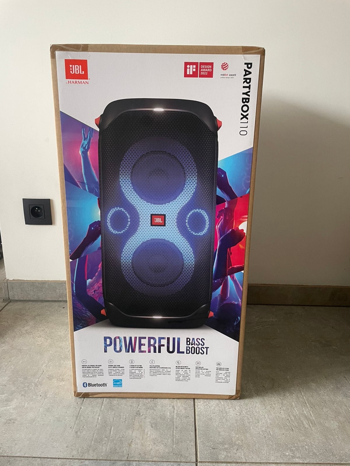 Partybox 110 JBL, Audio, Tv en Foto, Luidsprekerboxen, Bluetooth, JBL, Party speaker, Nieuw