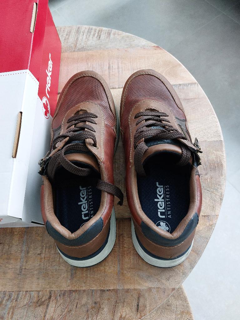 herenschoenen merk RIEKER maat 39 (bruin), Ophalen, Bruin, Zo goed als nieuw, Rieker