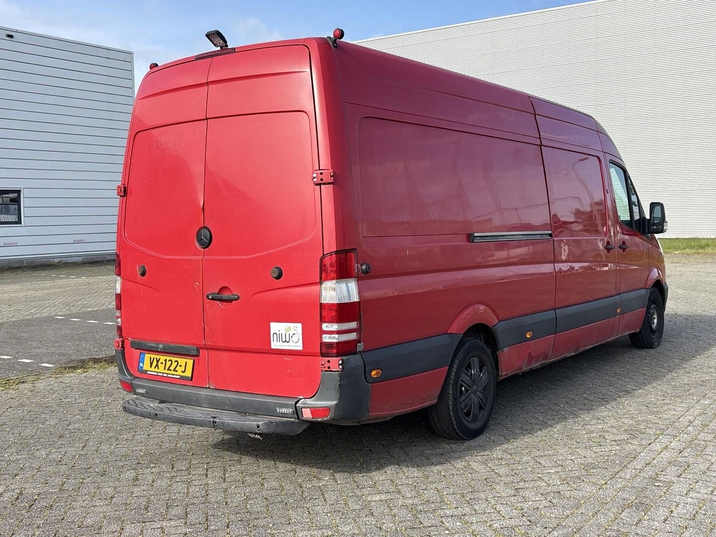 Mercedes-Benz Sprinter 313 2.2 CDI 432L EHD | € 5.950,- MARG, Autos, Rouge, Achat, 213 g/km, Entreprise