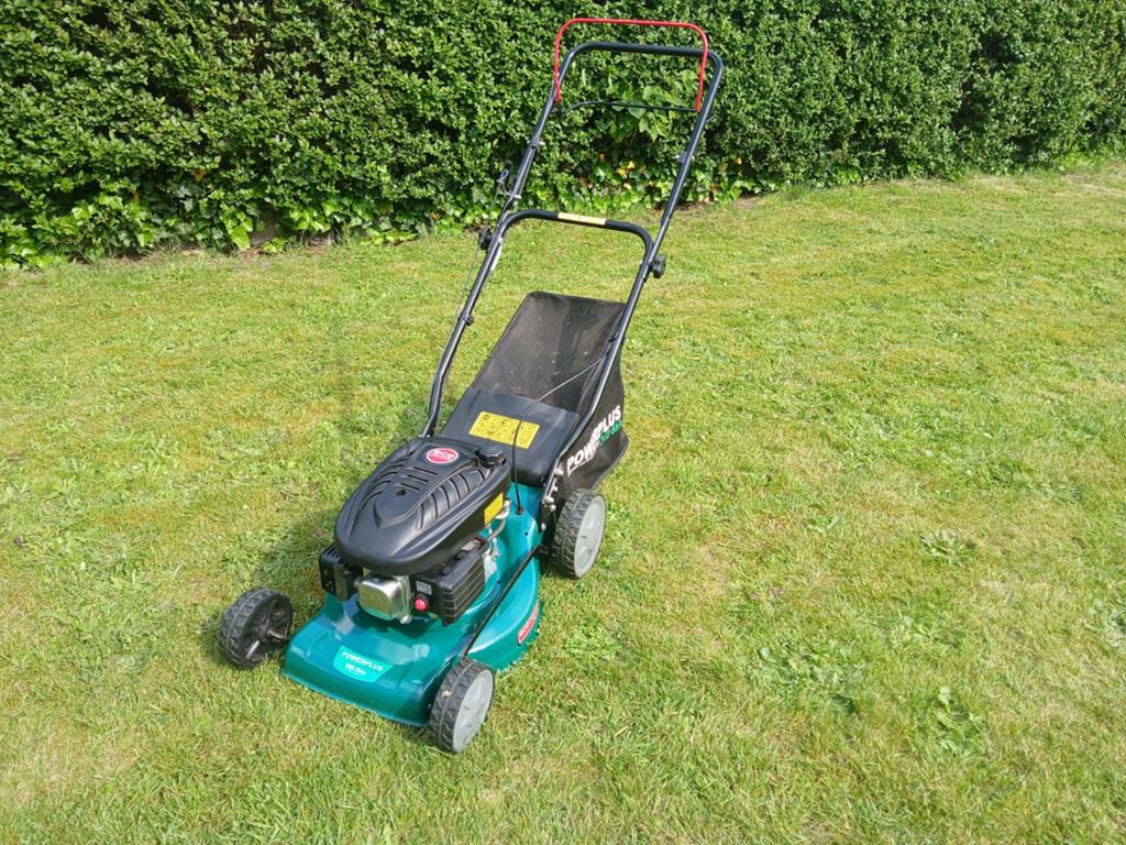 PowerPlus benzine grasmaaier, Tuin en Terras, Ophalen, Opvangbak