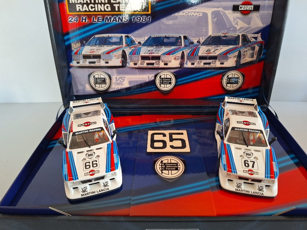 SET D'ÉQUIPE Fly 01 MARTINI LANCIA Lancia Beta Montecarlo,, Neuf, Autres marques, Électrique, Enlèvement ou Envoi