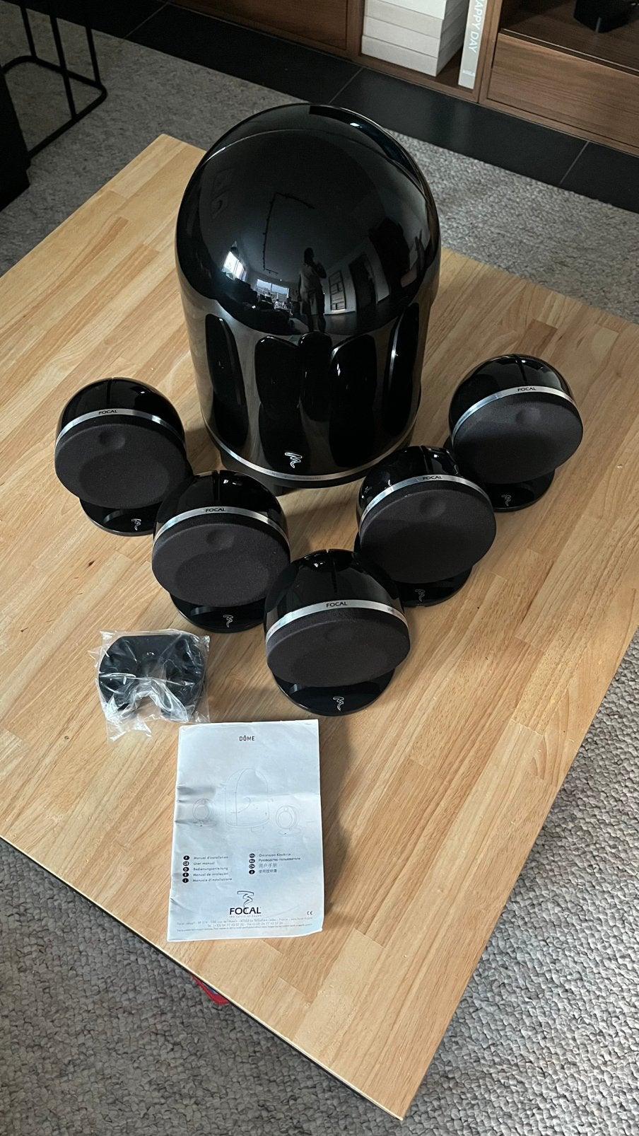 Focal Dome 5.1 surround set, Enlèvement, Comme neuf, Subwoofer