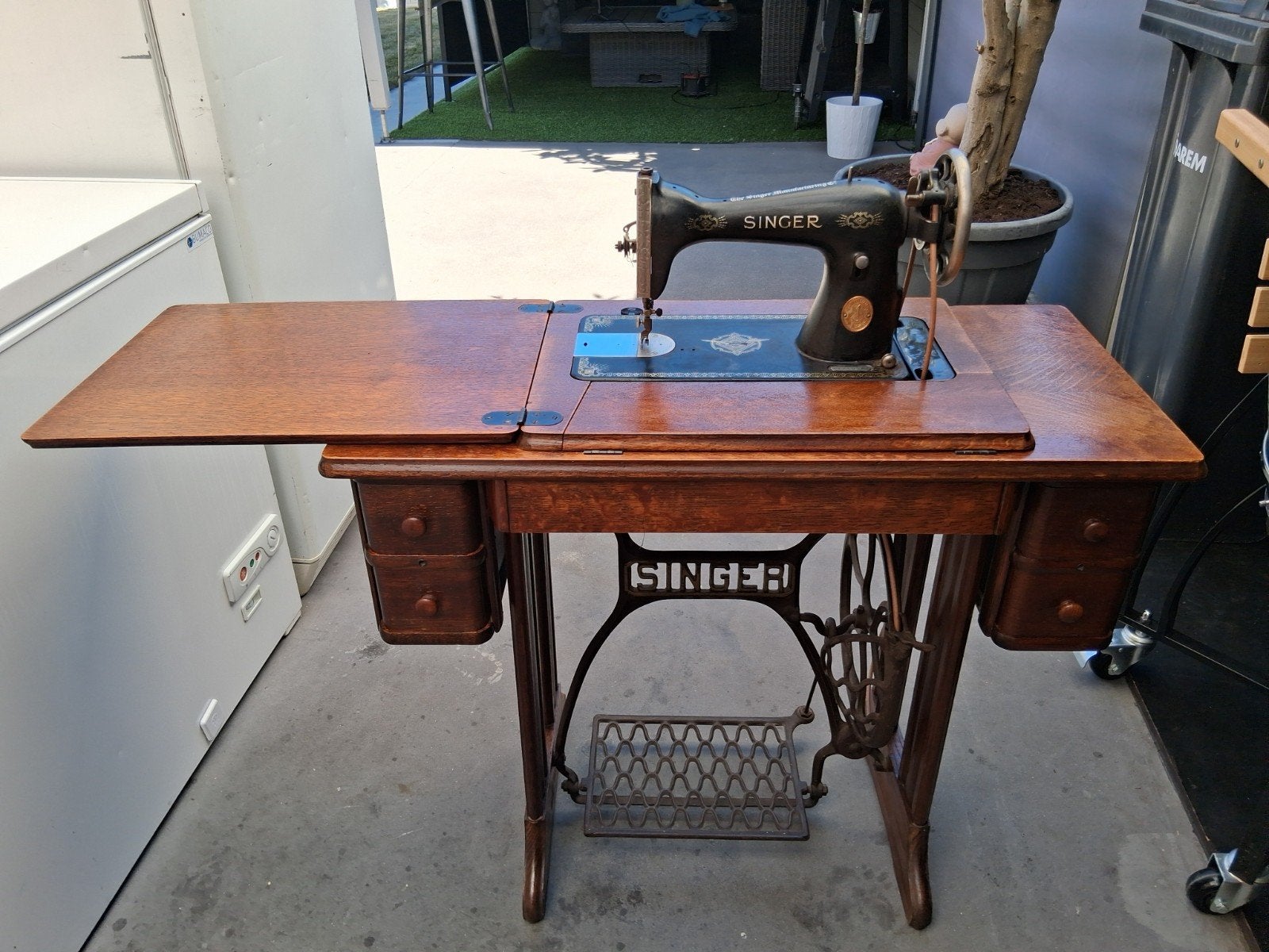 Naai machine Singer 1926, Antiek en Kunst, Antiek | Naaimachines, Ophalen of Verzenden