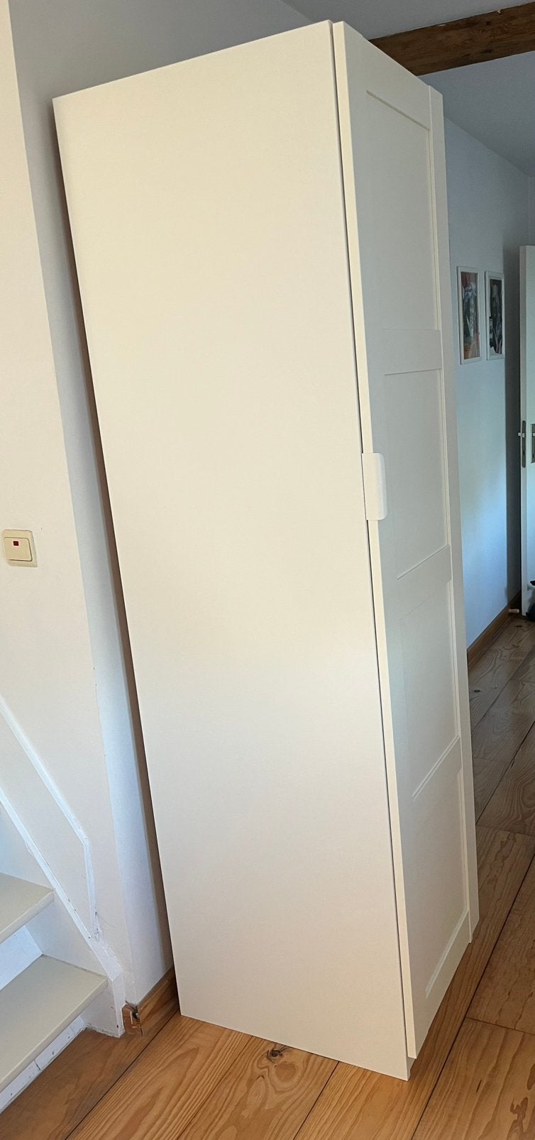 Witte kleerkast Pax Ikea, Avec tablette(s), Enlèvement, Utilisé, 50 à 75 cm