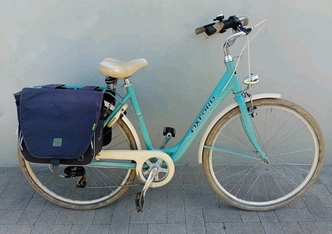 Meisjesfiets alu Oxford Negro 28inch 7speed NIEUWPRIJS 675€, Gebruikt, Velgrem, (Extra) lage instap, 47 tot 50 cm