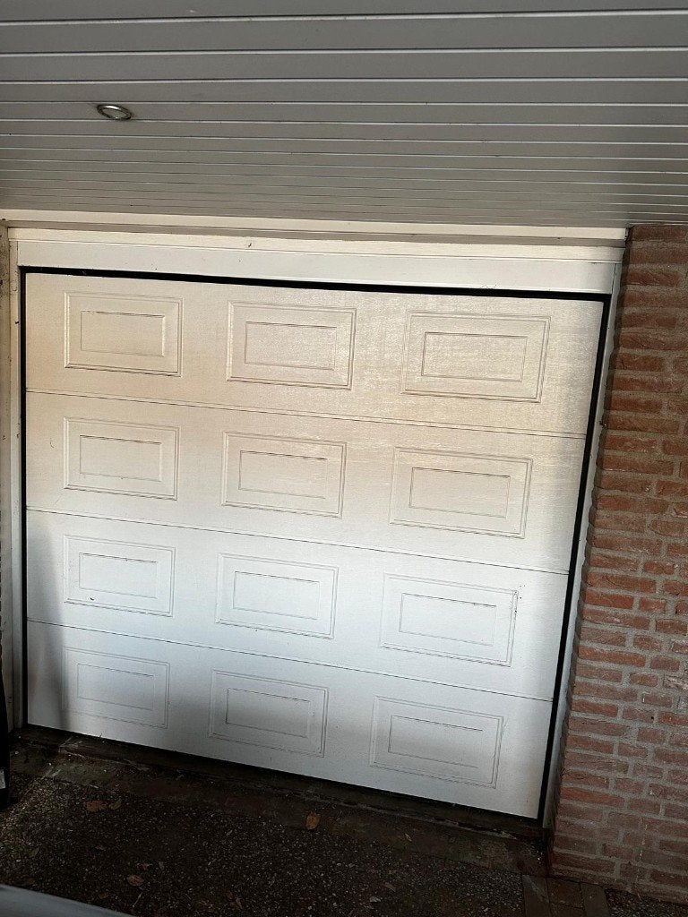 Electrische garagedeur afstansbedienbaar, Ophalen, Garagedeur, Metaal, Gebruikt