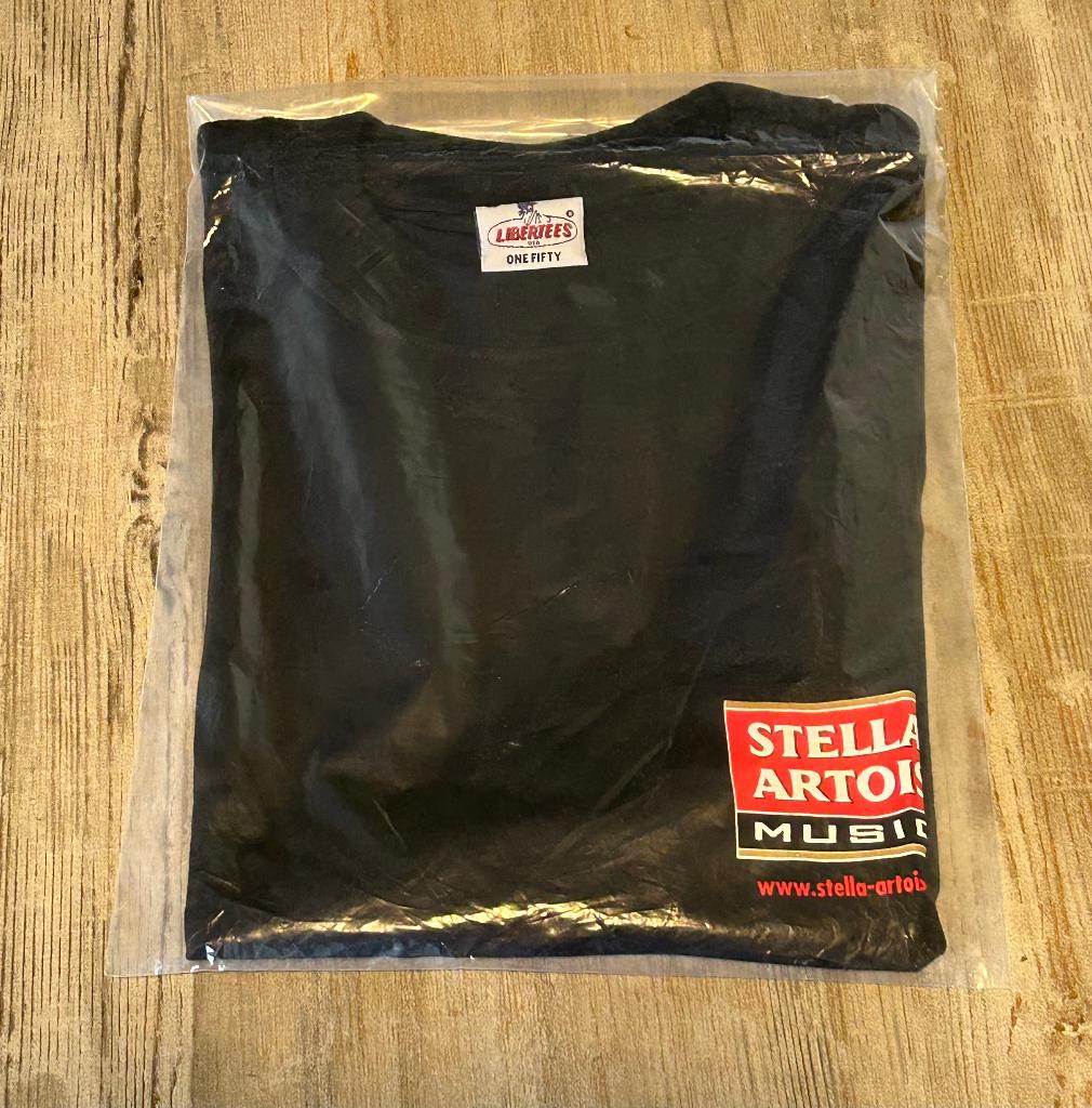 Stella Artois Music T-Shirt , Maat XL, Verzamelen, Biermerken, Ophalen of Verzenden, Nieuw, Kleding, Stella Artois