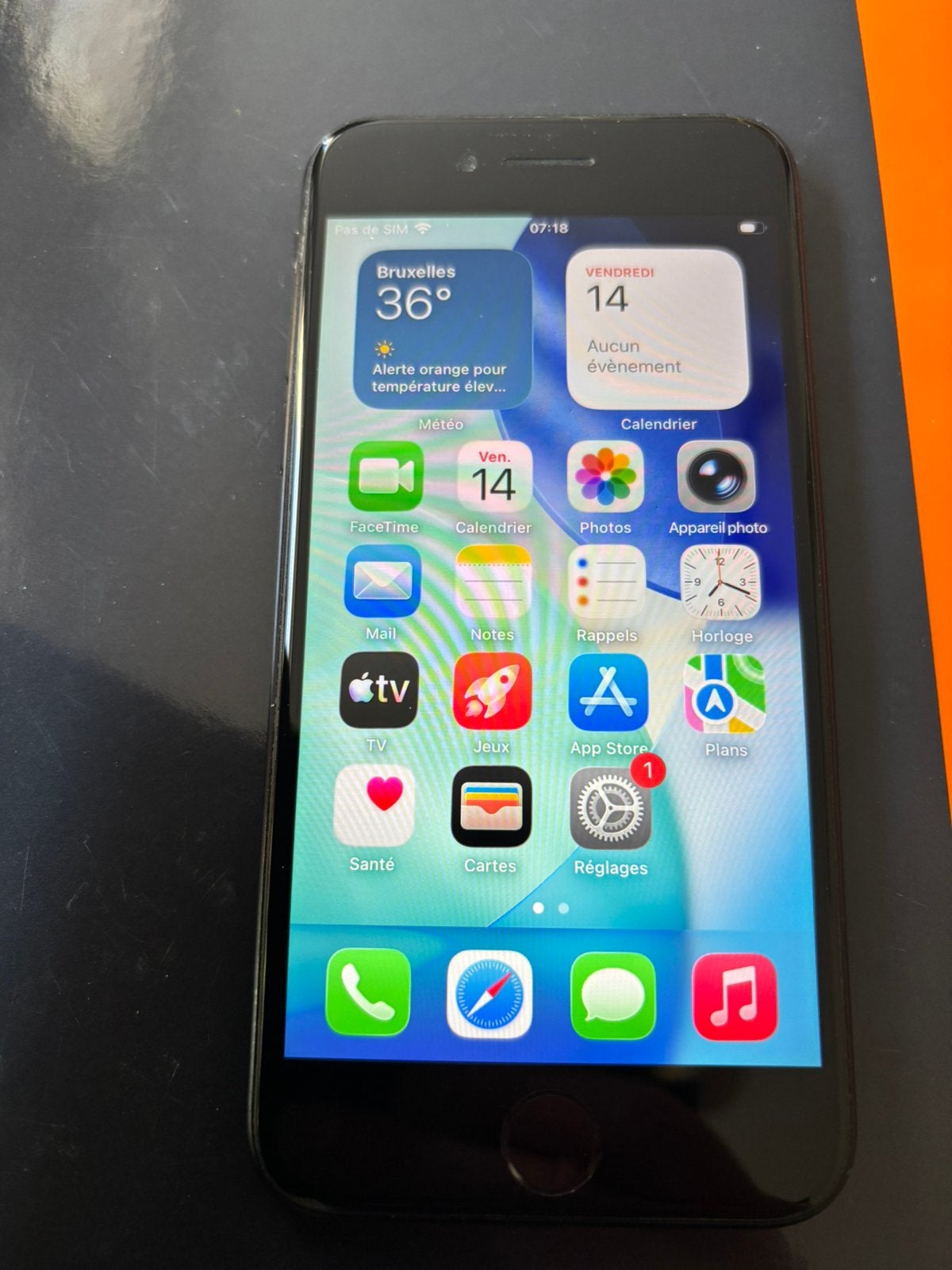 iPhone SE 3e generatie 2022 128 GB in zeer goede staat, Telecommunicatie, Mobiele telefoons | Apple iPhone, Zwart, Ophalen of Verzenden