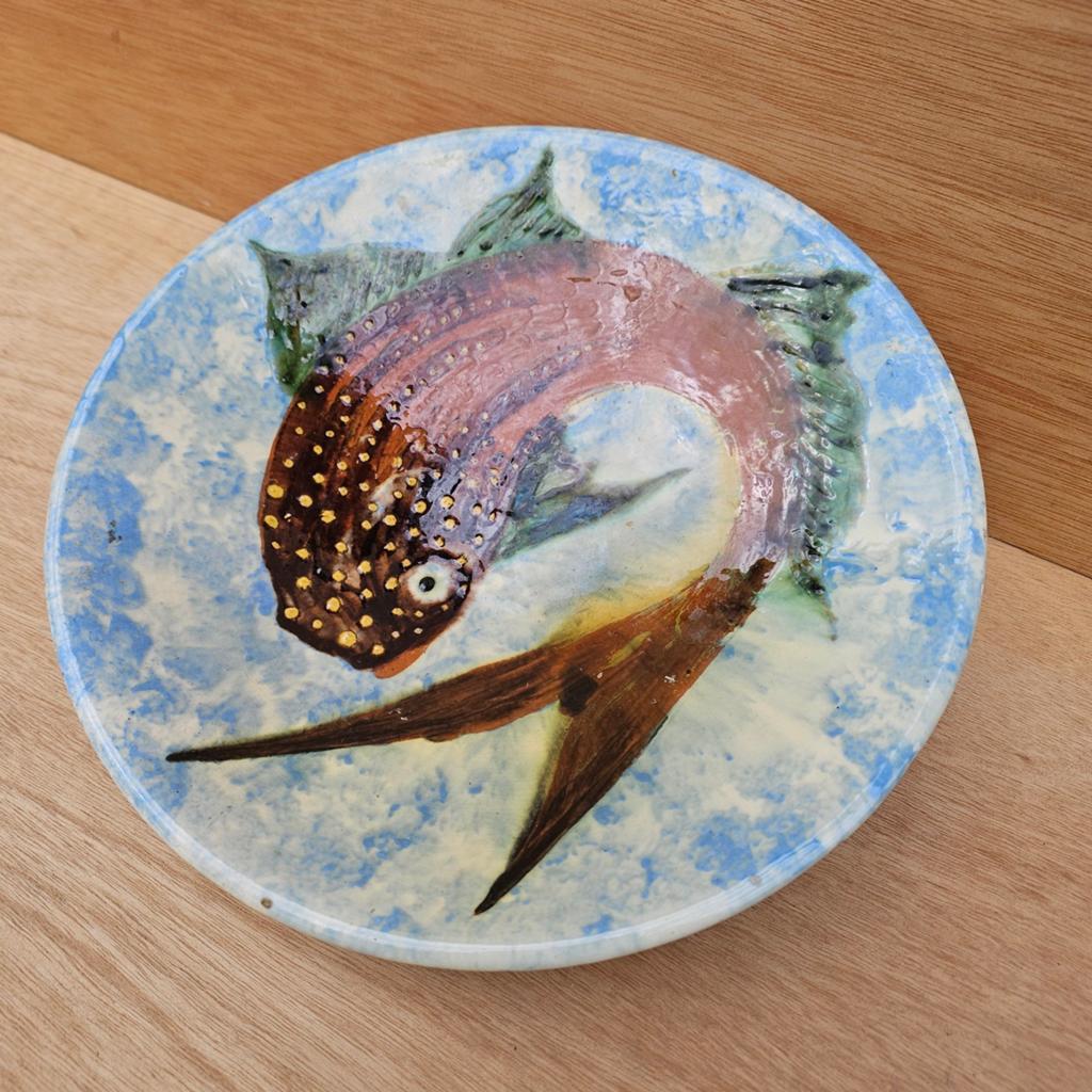 Assiette Poisson Puigdemont 1960 - 28cm, Enlèvement