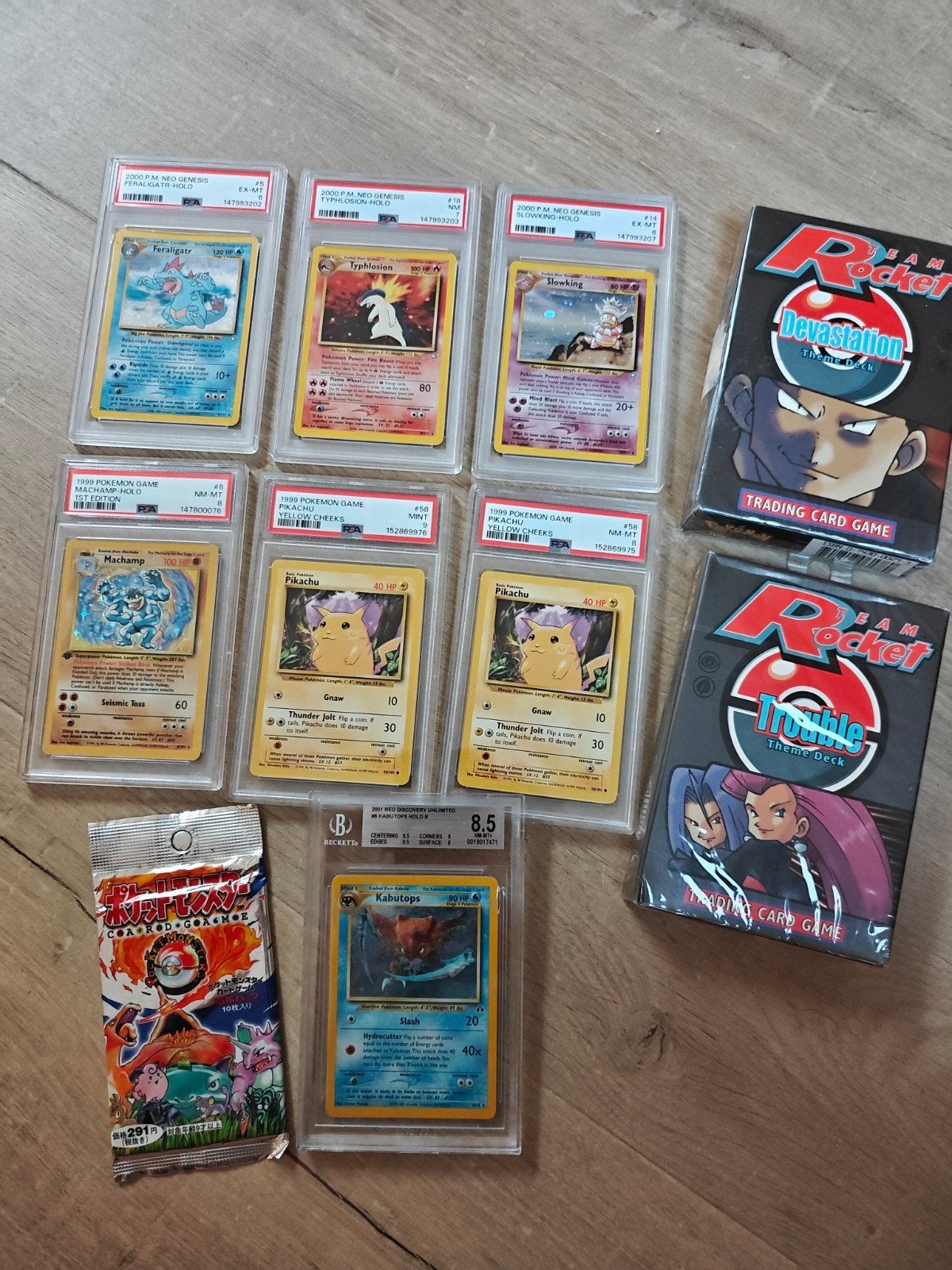Pokémon vintage WOTC, Ophalen of Verzenden, Zo goed als nieuw, Booster, Foil