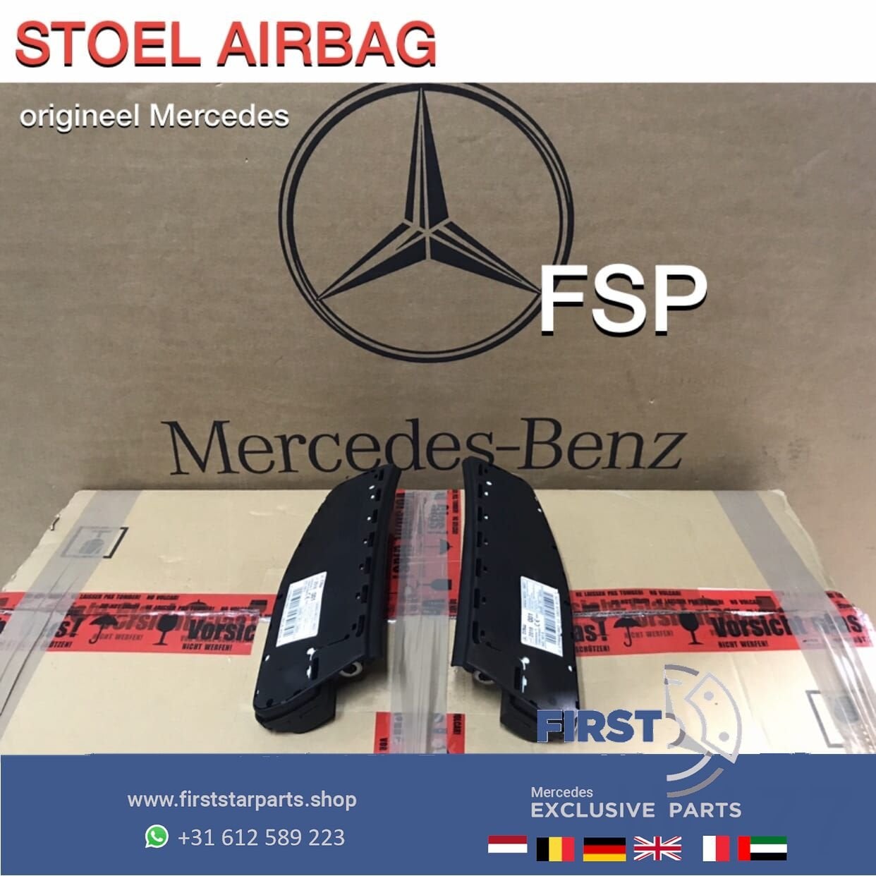 W177 STOELAIRBAG Mercedes A Klasse STOEL AIRBAG 2018-2021 LI, Auto-onderdelen, Dashboard en Schakelaars, Gebruikt, -, Ophalen of Verzenden