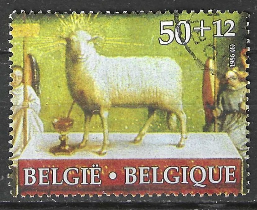 Belgie 1986 - Yvert 2209 /OBP 2208 - Het Lam Gods (ST), Verzenden, Gestempeld, Gestempeld, Kunst