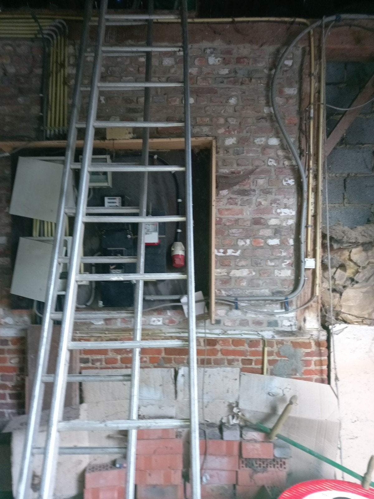 uitschuifbare ladder 5 a 6 m, Doe-het-zelf en Bouw, Ophalen, Ladder