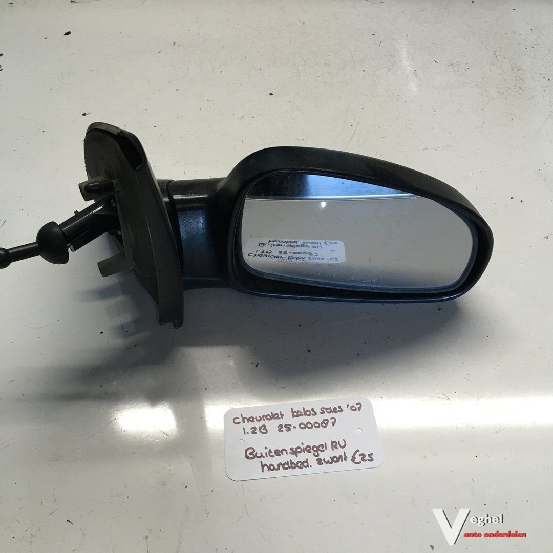 Chevrolet Kalos 2007 1.2 B 2500087   Buitenspiegel zwart han, -, Utilisé, -, -