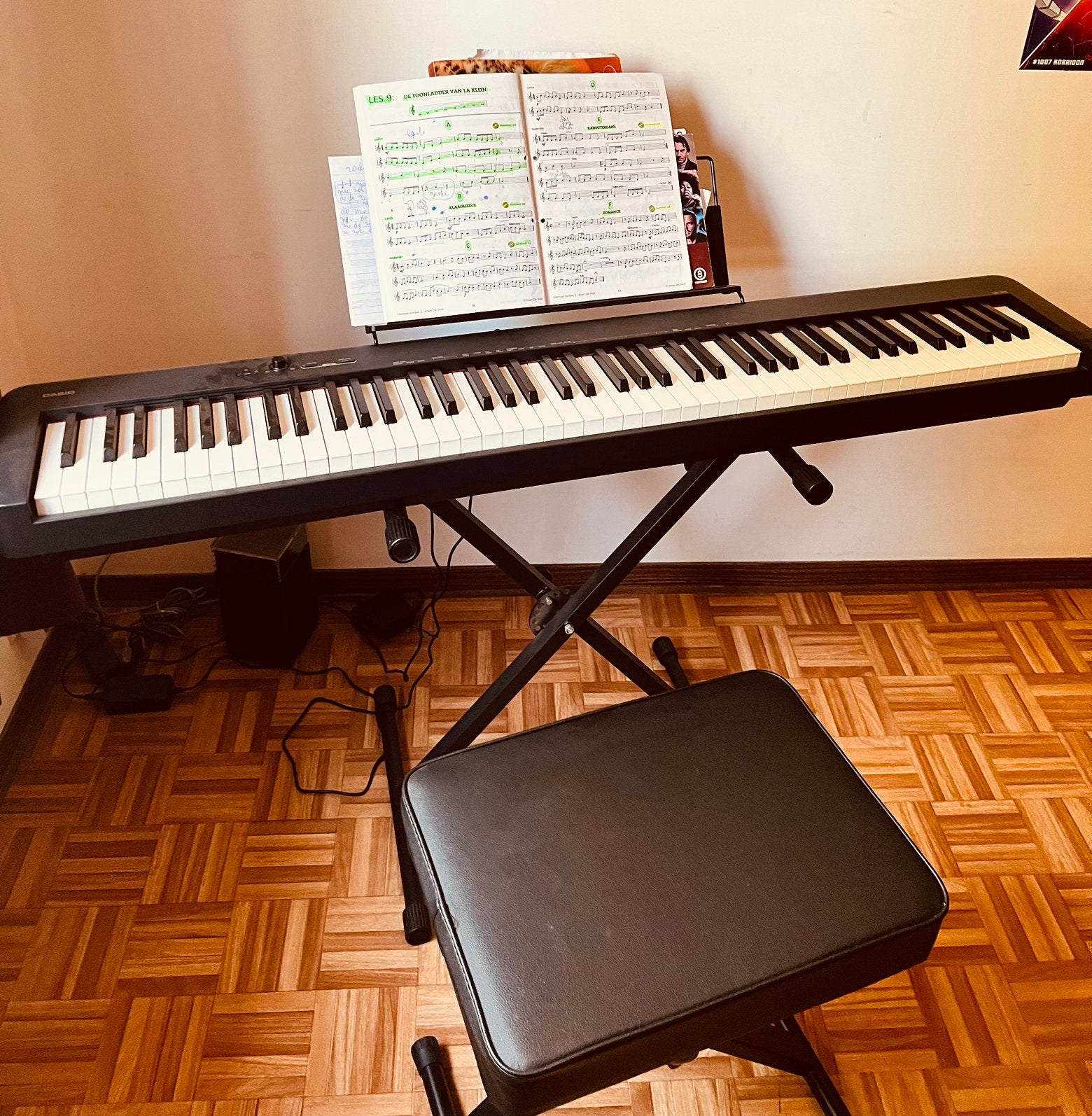 Casio CDP-S110BK Digital Piano with 88 Weighted Keys, Muziek en Instrumenten, Keyboards, Ophalen, Casio, Gebruikt, 88 toetsen