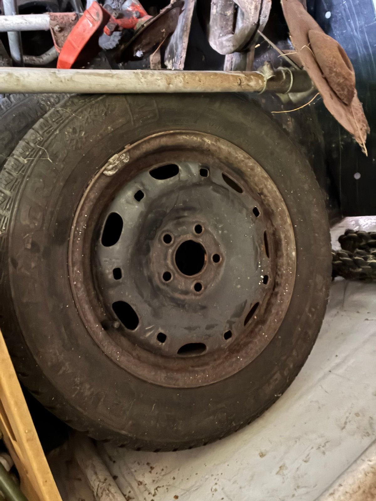 14inch banden met velg, Ophalen, Gebruikt, 14 inch, Banden en Velgen