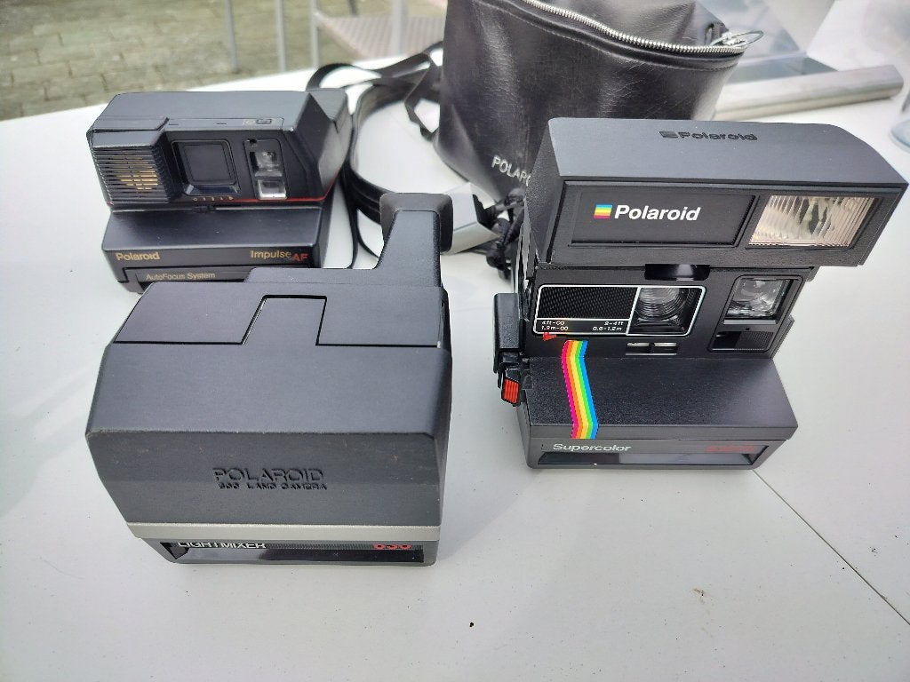 Polaroid set, TV, Hi-fi & Vidéo, Appareils photo analogiques, Enlèvement ou Envoi, Utilisé, Polaroid, Polaroid