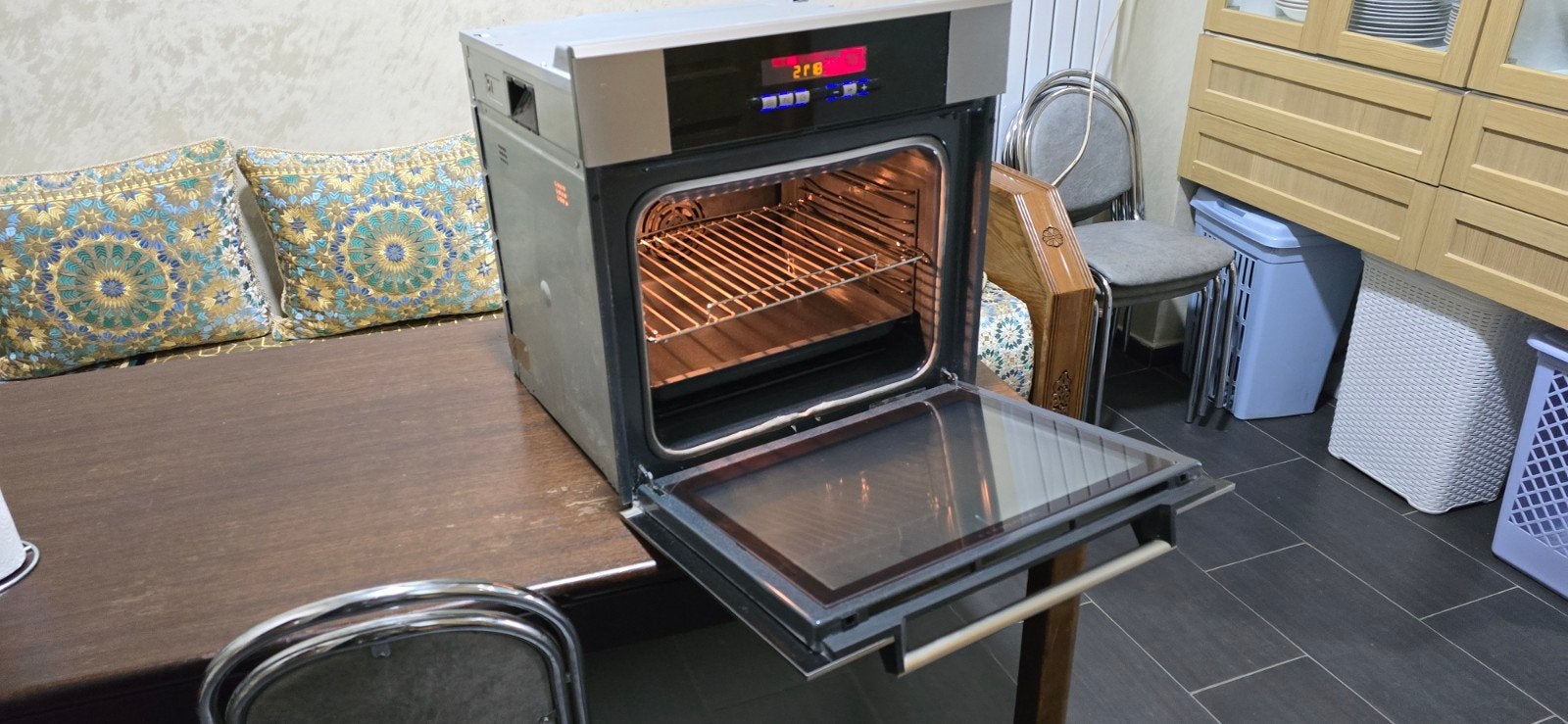 four de dietrich encastrable tactile neuf inox, Ophalen of Verzenden