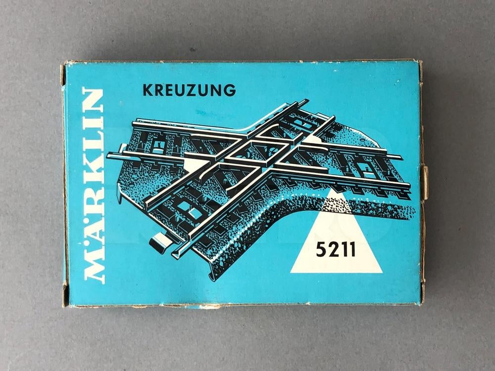 Märklin HO 5114 - Crossing Voie M (originele doos), Ophalen of Verzenden, Zo goed als nieuw, Rails, Märklin