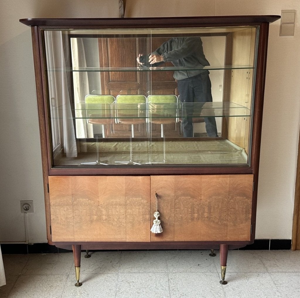 vintage vitrinekast, Huis en Inrichting, Ophalen