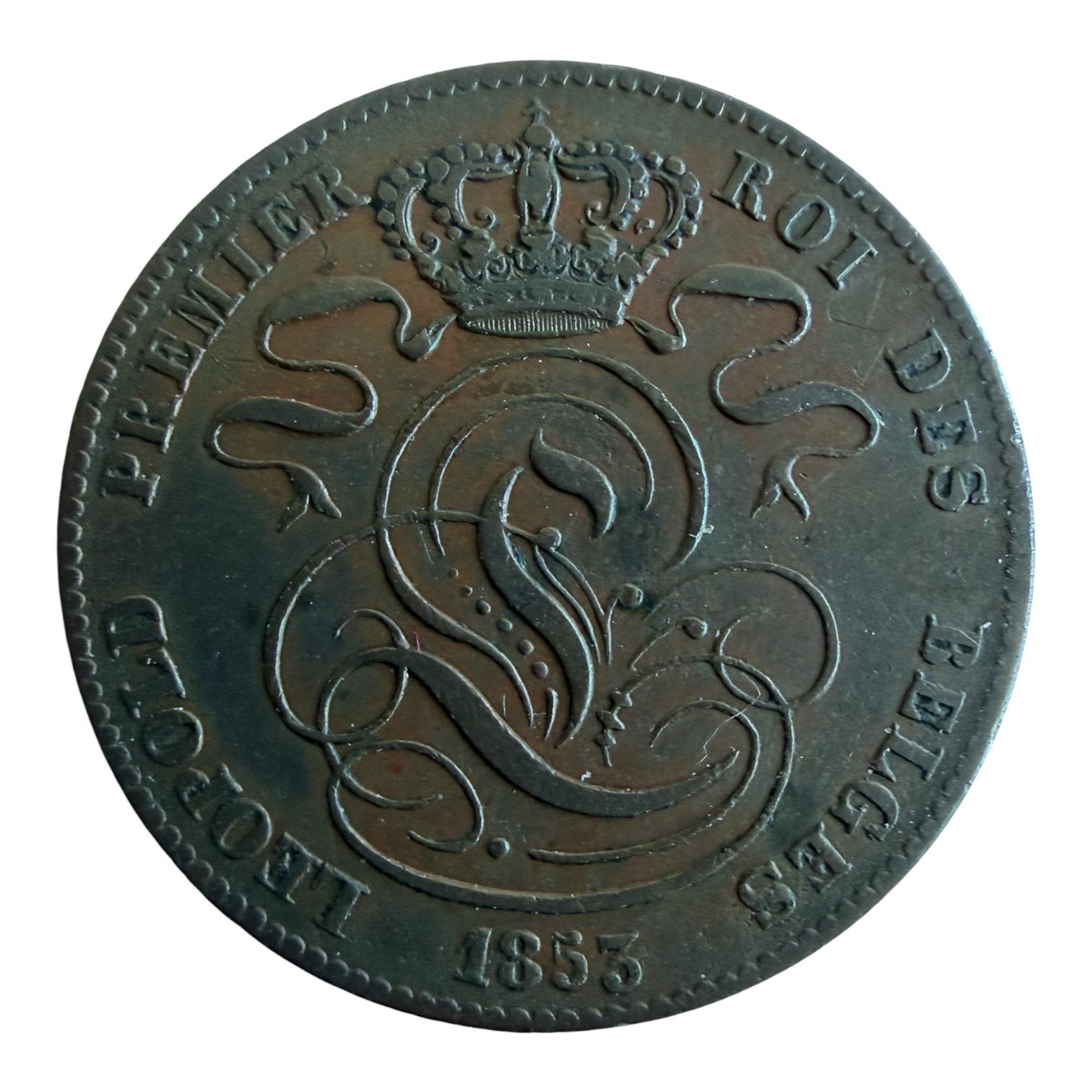 Belgie 5 Centiem 1856 Leopold I, Postzegels en Munten, Bankbiljetten | België, Ophalen