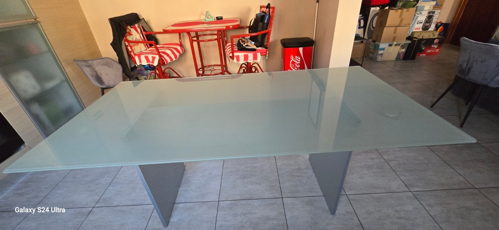 table salle à manger, Enlèvement