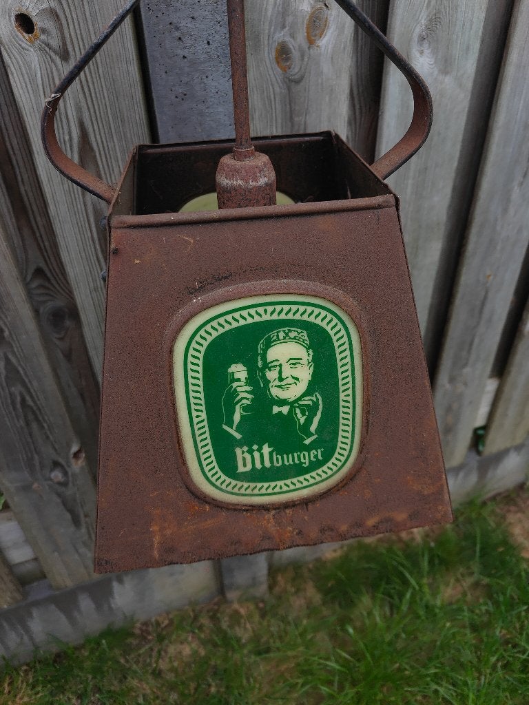 Plafonnier Bitburger Beer antique, Enlèvement ou Envoi