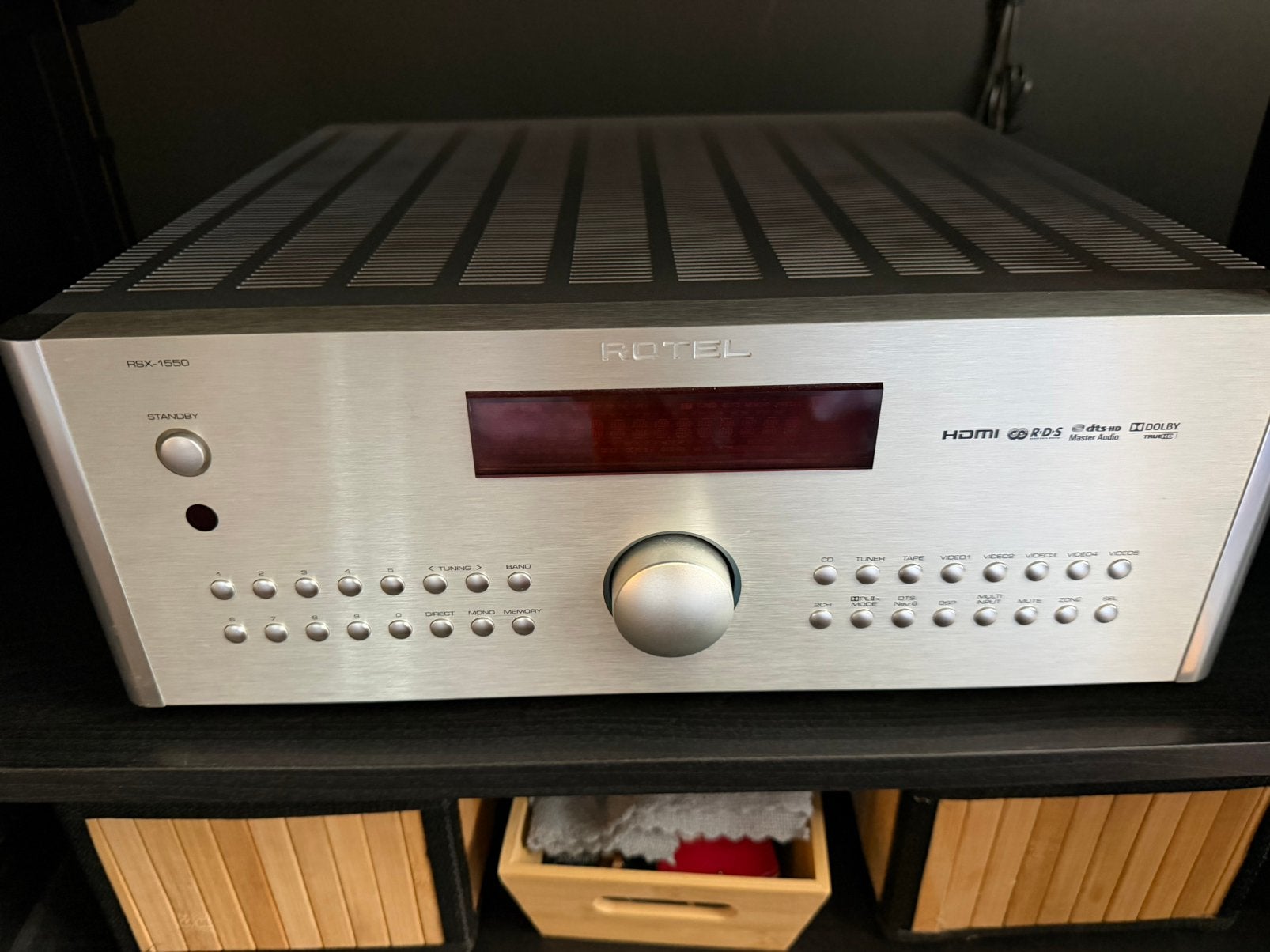 Rotel rsx-1550, Audio, Tv en Foto, Versterkers en Ontvangers, Ophalen of Verzenden, Zo goed als nieuw