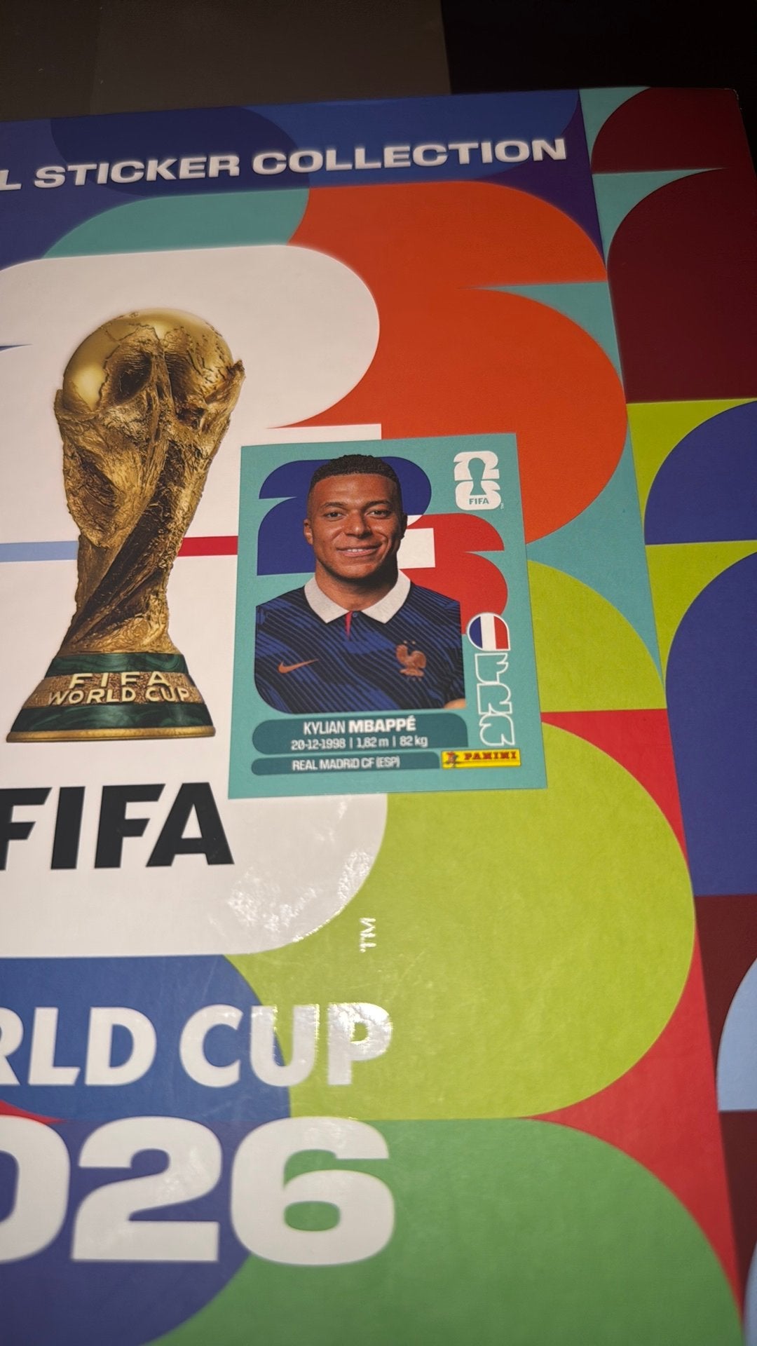 Kylian Mbappe (FRA 20) - Panini WK 2026, Ophalen of Verzenden, Zo goed als nieuw