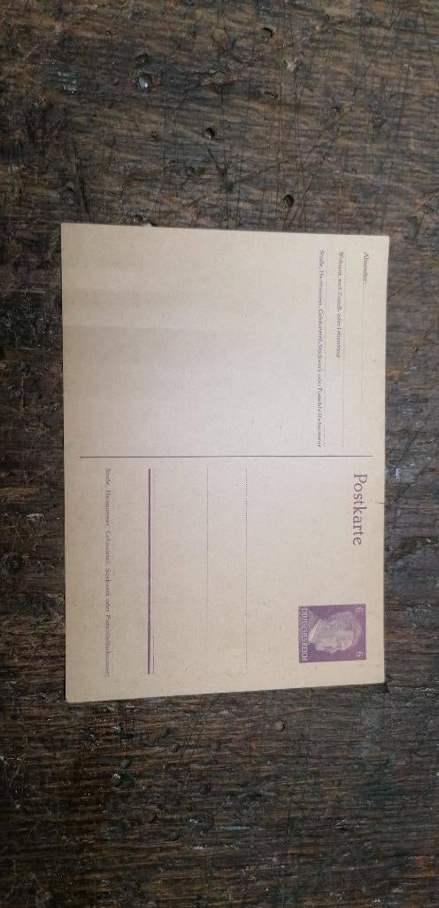 Postkarte militaire Allemand WW2, Envoi, Autres, Autres types