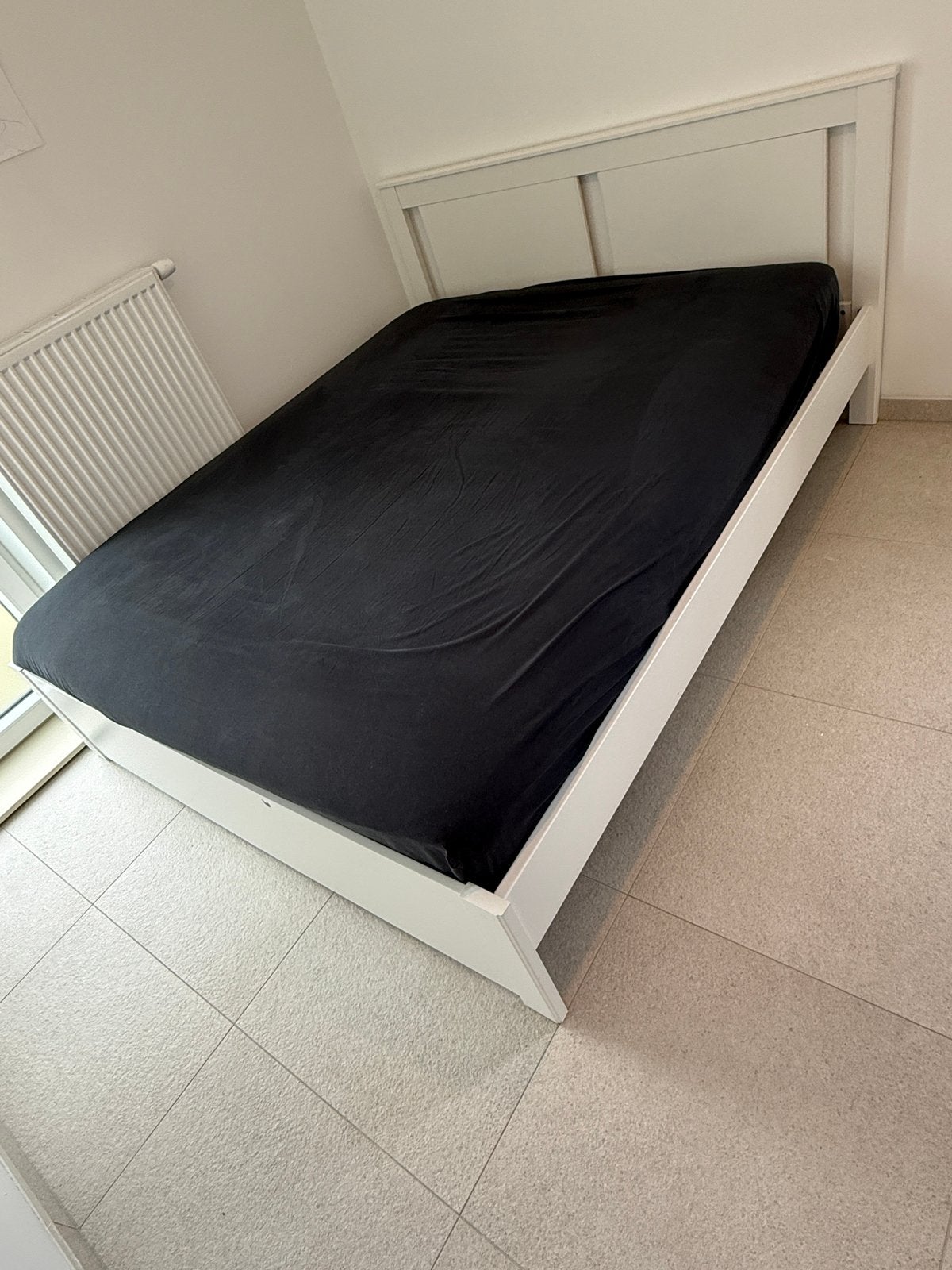Ikea bed SONGESAND 160x200 met matras, Enlèvement, Comme neuf