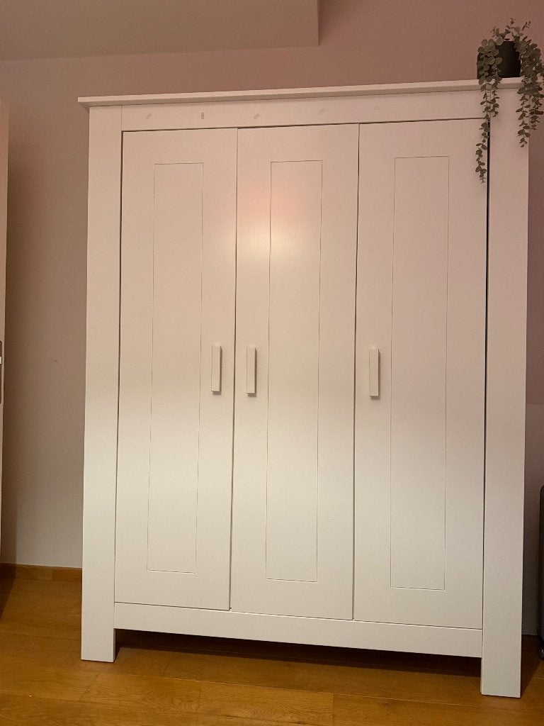 Kleerkast 1m50 breed, Ophalen, Met deur(en), Gebruikt, 200 cm of meer