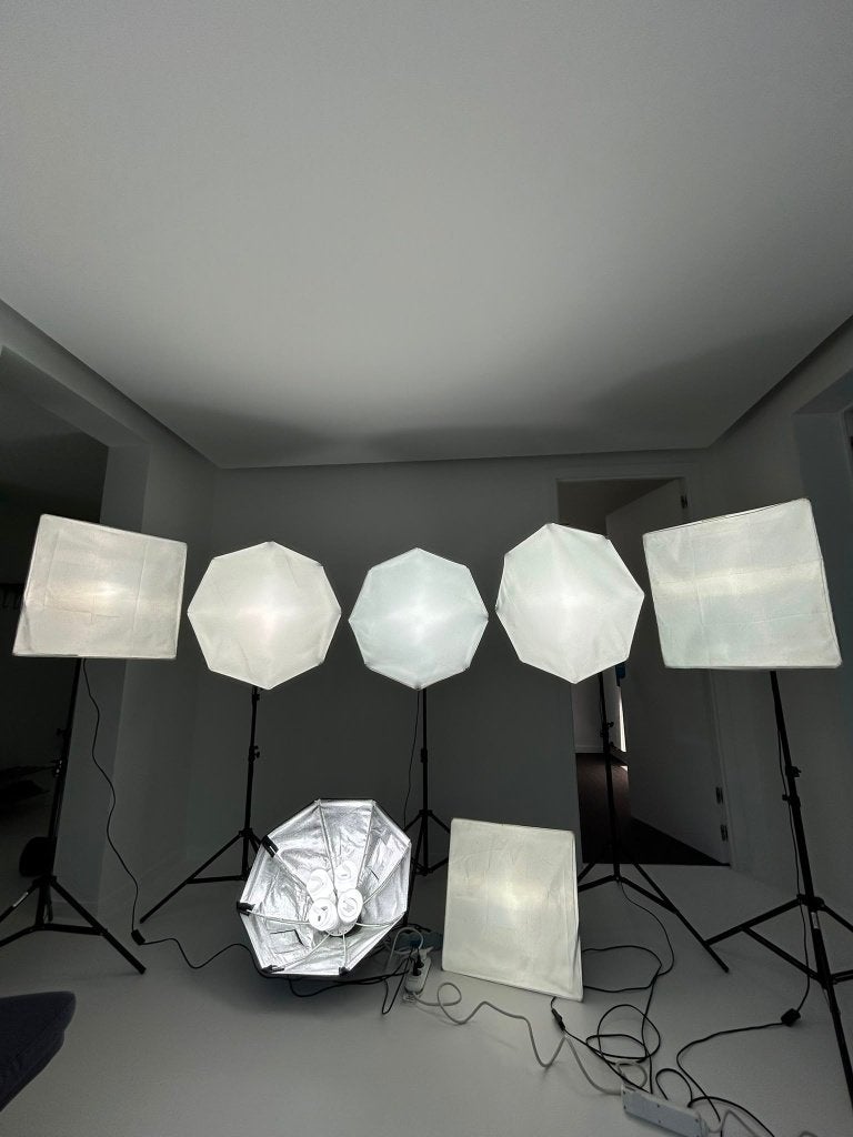FalconEyes LHD-B428 studioverl. (softbox + octabox), Audio, Tv en Foto, Fotografie | Fotostudio en Toebehoren, Ophalen, Falcon Eyes