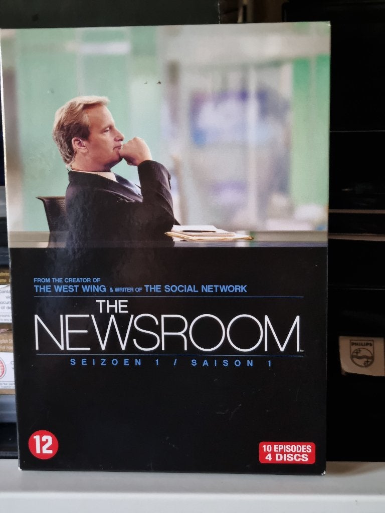 The Newsroom, Seizoen 1, Jeff Daniels, Emily Mortimer, Cd's en Dvd's, Dvd's | Tv en Series, Ophalen of Verzenden, Engels, Seizoen 1