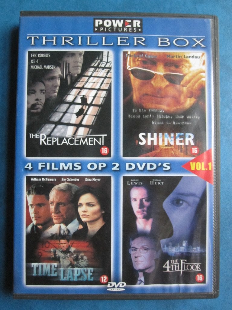 Thriller Box vol 1 (4 films op 2 disc), Engels, Vanaf 16 jaar, Nederlands, Actiethriller