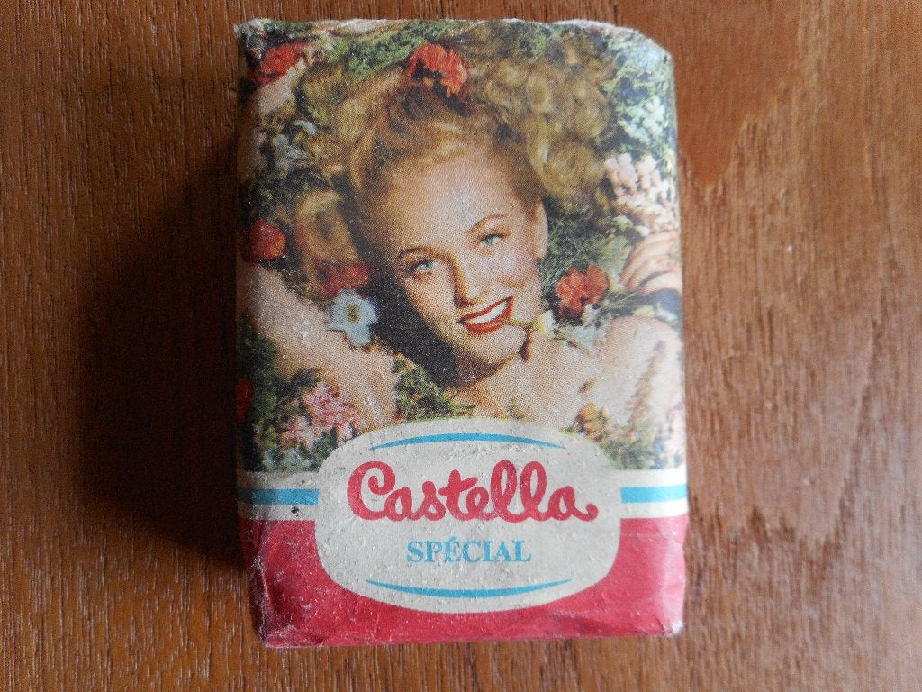 savon de beauté Castella Spécial Pin Up colorisé Vintage, Verzenden, Verpakking