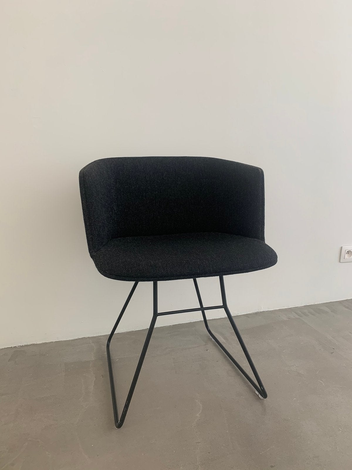 Chaise design Lapalma Cut | Noir | Design italien, Enlèvement, Comme neuf, Noir, Tissus