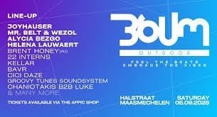 2 tickets Boum festival 5 september, Tickets en Kaartjes, Trein, Bus en Vliegtuig, Twee personen