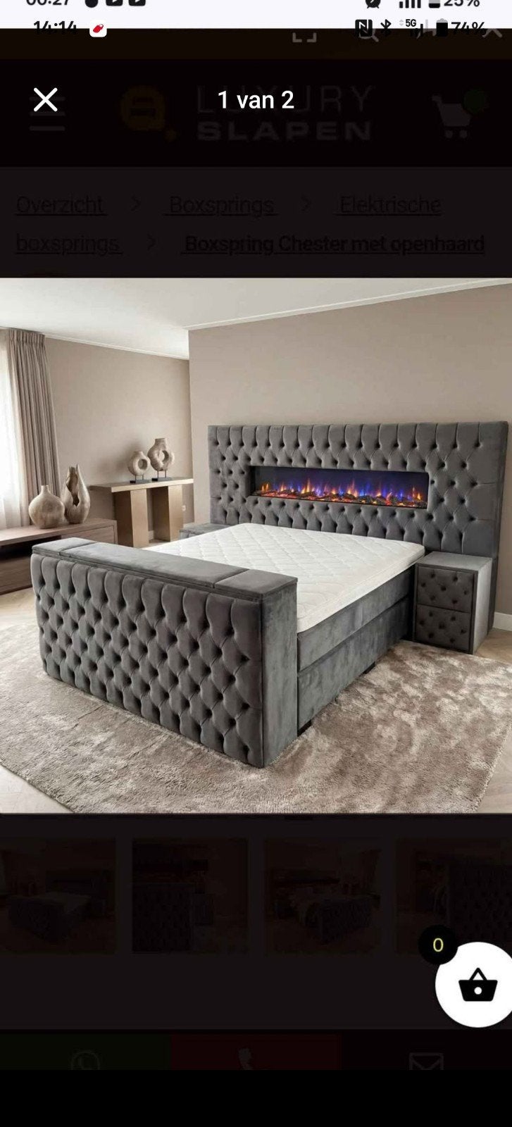 bed te koop, Huis en Inrichting, Ophalen